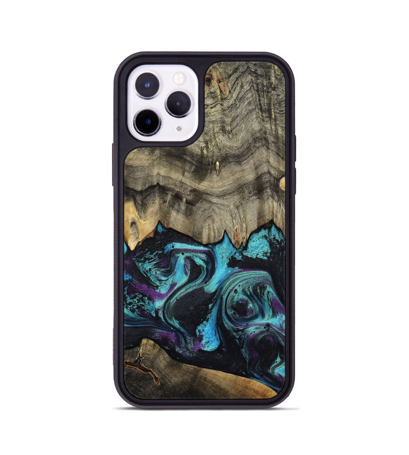 iPhone 11 Pro Wood Phone Case - Deena (Purple, 801454)