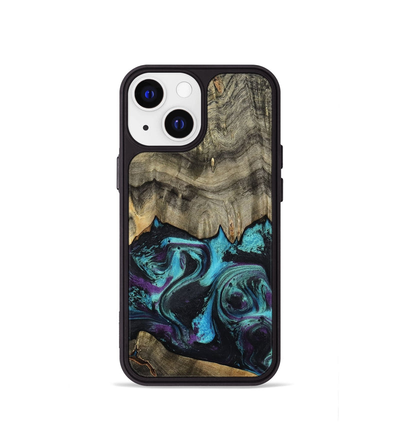 iPhone 13 mini Wood Phone Case - Deena (Purple, 801454)