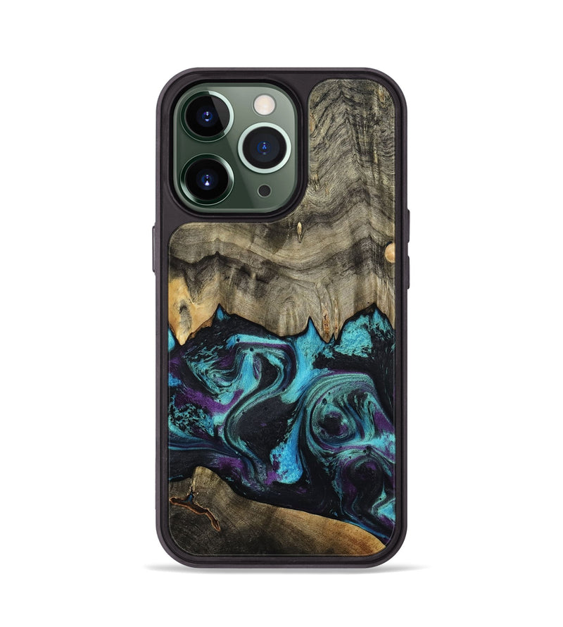 iPhone 13 Pro Wood Phone Case - Deena (Purple, 801454)