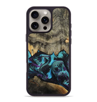 iPhone 16 Pro Max Wood Phone Case - Deena (Purple, 801454)