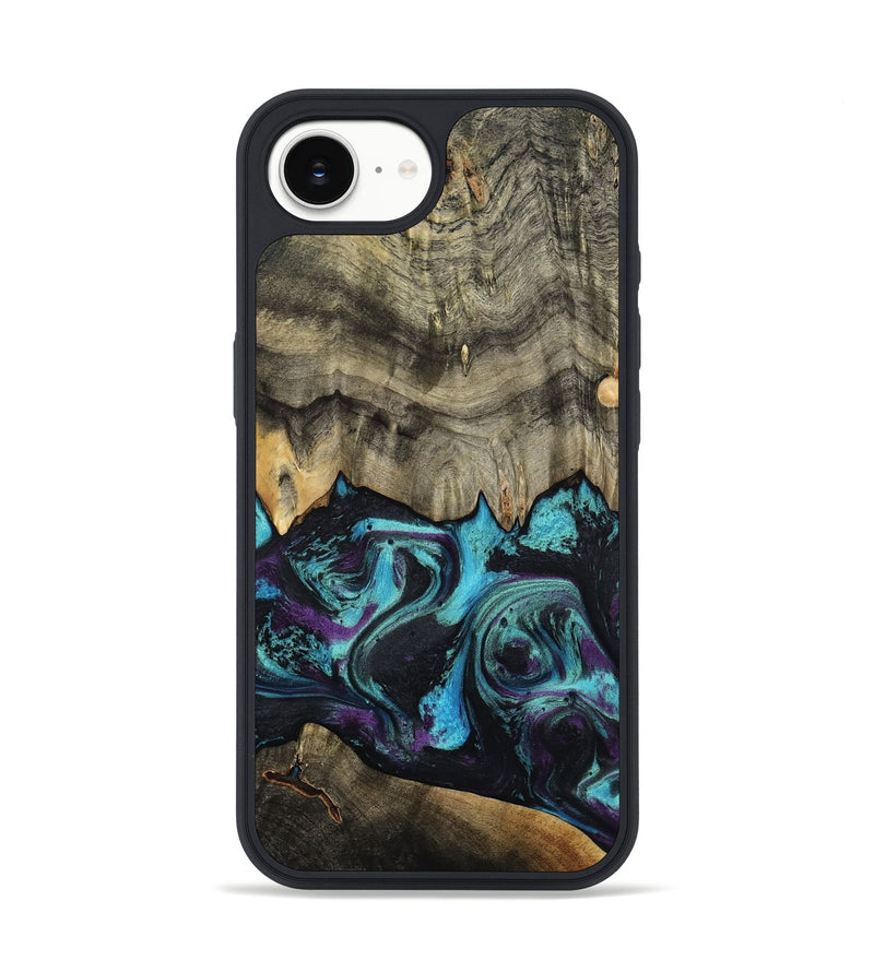 iPhone 16e Wood Phone Case - Deena (Purple, 801454)