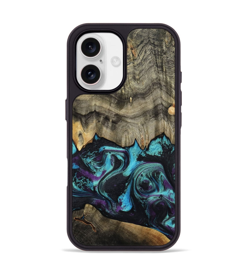 iPhone 17 Wood Phone Case - Deena (Purple, 801454)