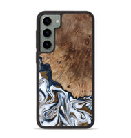 Galaxy S23 Plus Wood Phone Case - Dash (Teal & Gold, 801457)