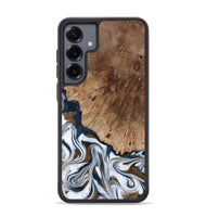 Galaxy S25 Plus Wood Phone Case - Dash (Teal & Gold, 801457)