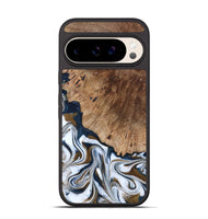 Pixel 10 Wood Phone Case - Dash (Teal & Gold, 801457)