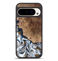 Pixel 9 Pro XL Wood Phone Case - Dash (Teal & Gold, 801457)