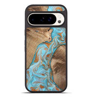 Pixel 9 Pro XL Wood Phone Case - Jody (Teal & Gold, 801464)