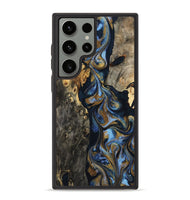 Galaxy S23 Ultra Wood Phone Case - Jarrod (Teal & Gold, 801465)