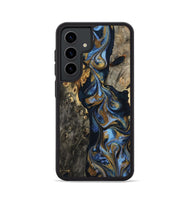 Galaxy S24 Wood Phone Case - Jarrod (Teal & Gold, 801465)