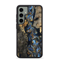 Galaxy S24 Plus Wood Phone Case - Jarrod (Teal & Gold, 801465)