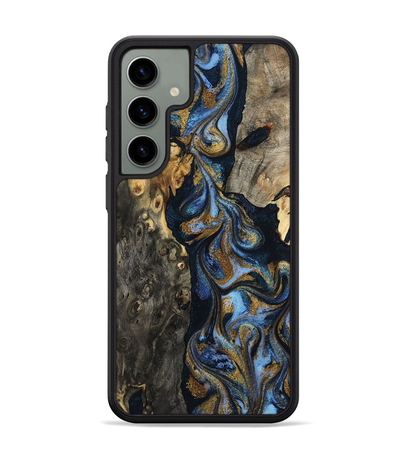 Galaxy S24 Plus Wood Phone Case - Jarrod (Teal & Gold, 801465)