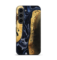 Galaxy S23 Wood Live Edge Phone Case - Velda (Black & White, 801467)