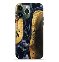 iPhone 13 Pro Max Wood Live Edge Phone Case - Velda (Black & White, 801467)