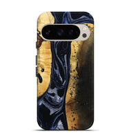 Pixel 10 Pro Wood Live Edge Phone Case - Velda (Black & White, 801467)