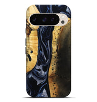 Pixel 9 Pro XL Wood Live Edge Phone Case - Velda (Black & White, 801467)
