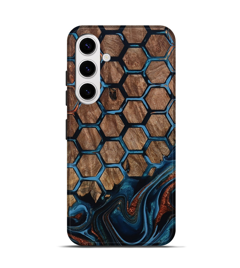 Galaxy S25 Wood Live Edge Phone Case - Zina (Pattern, 801468)