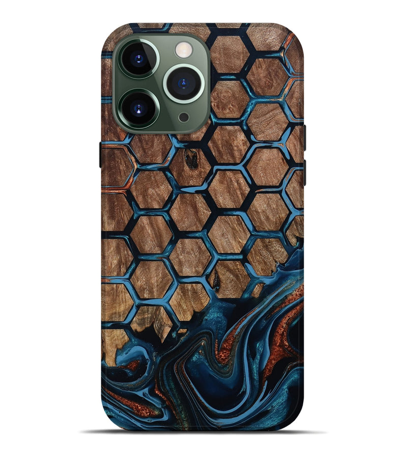 iPhone 13 Pro Max Wood Live Edge Phone Case - Zina (Pattern, 801468)