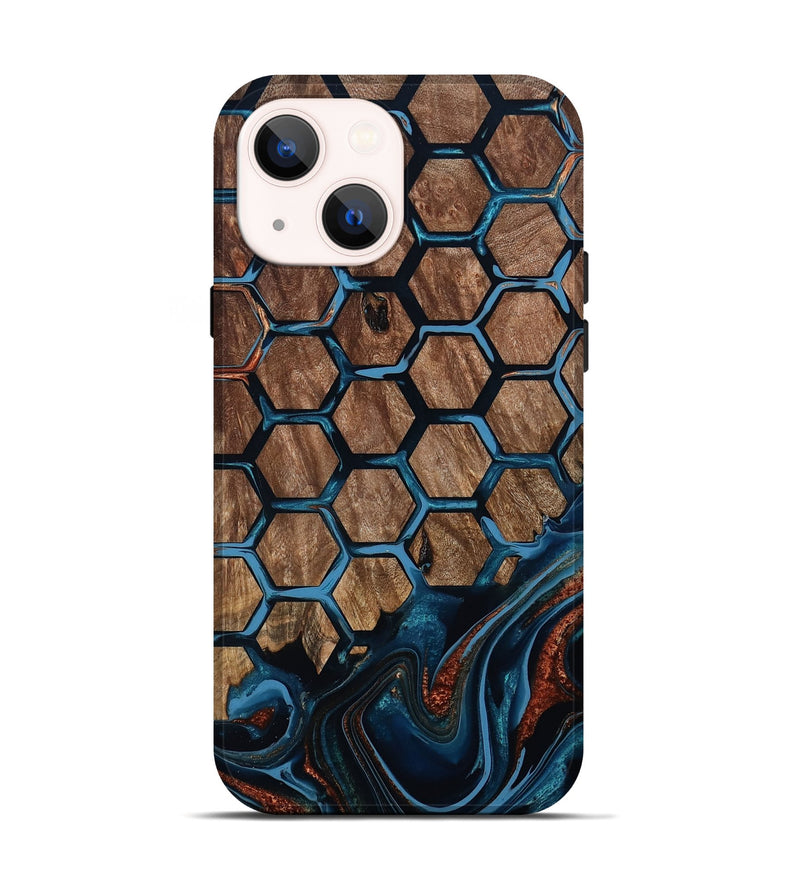 iPhone 14 Wood Live Edge Phone Case - Zina (Pattern, 801468)