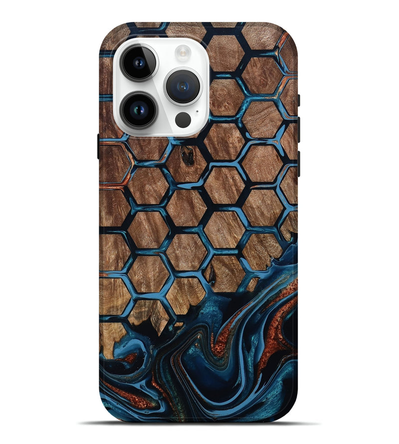 iPhone 15 Pro Max Wood Live Edge Phone Case - Zina (Pattern, 801468)
