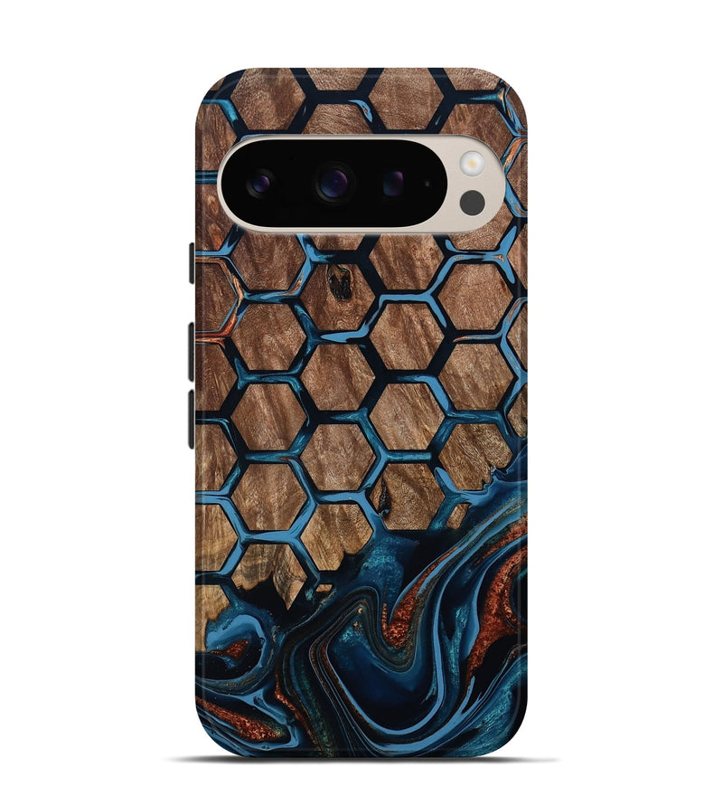 Pixel 9 Pro Wood Live Edge Phone Case - Zina (Pattern, 801468)