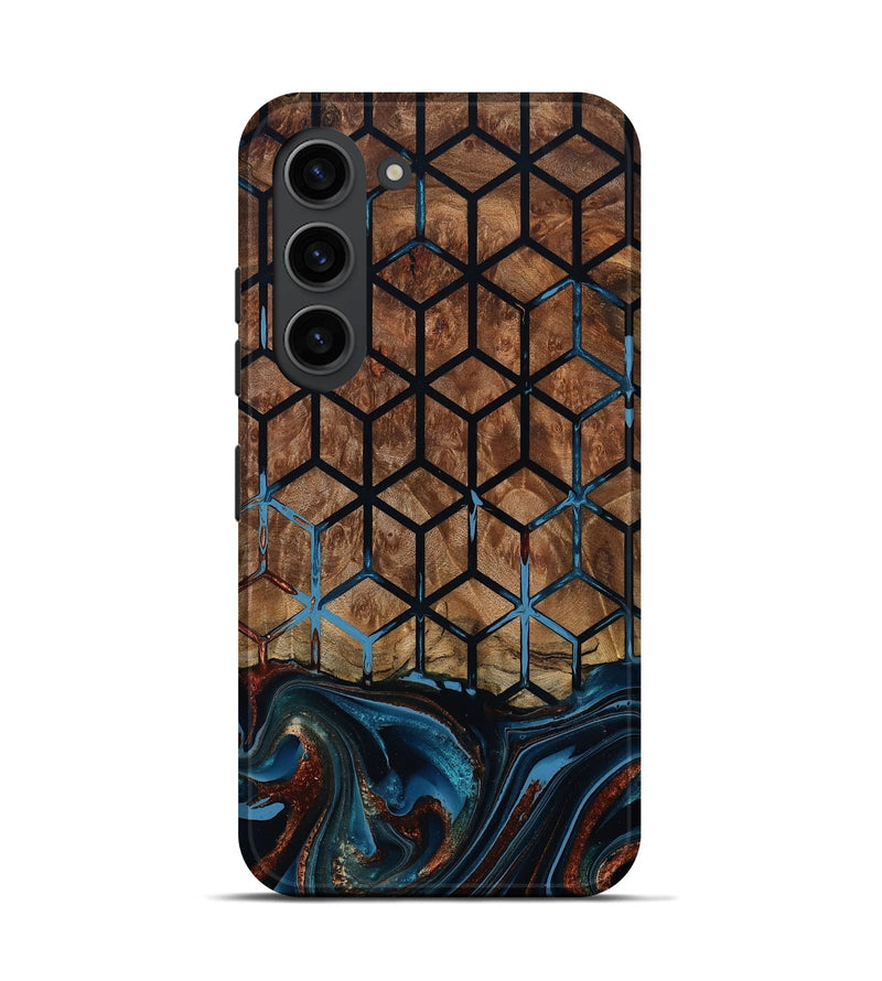 Galaxy S23 Wood Live Edge Phone Case - Zelda (Pattern, 801471)