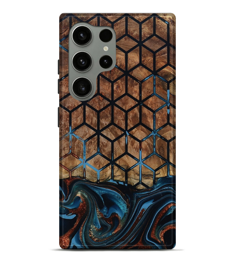 Galaxy S24 Ultra Wood Live Edge Phone Case - Zelda (Pattern, 801471)