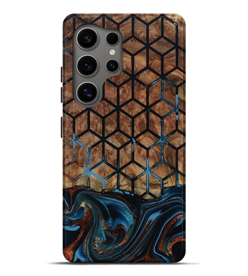 Galaxy S25 Ultra Wood Live Edge Phone Case - Zelda (Pattern, 801471)