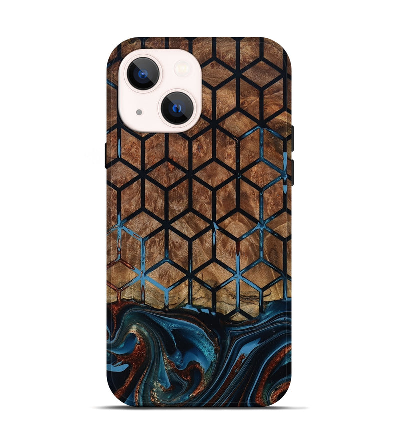 iPhone 14 Wood Live Edge Phone Case - Zelda (Pattern, 801471)