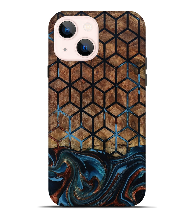 iPhone 14 Plus Wood Live Edge Phone Case - Zelda (Pattern, 801471)