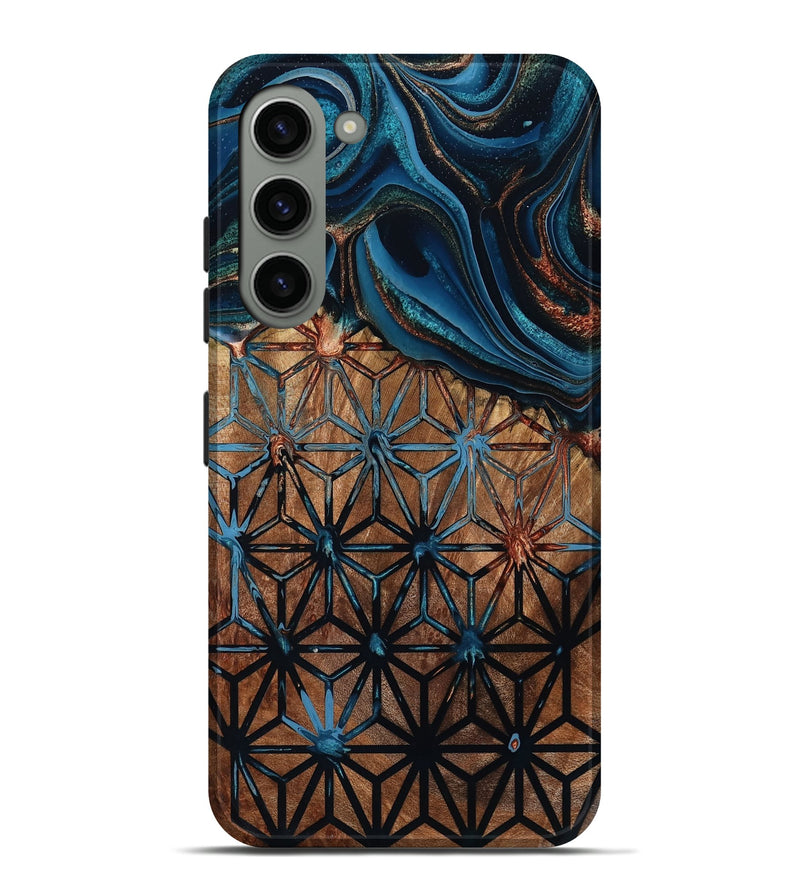 Galaxy S23 Plus Wood Live Edge Phone Case - Benicio (Pattern, 801472)