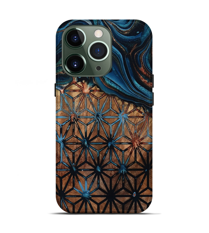 iPhone 13 Pro Wood Live Edge Phone Case - Benicio (Pattern, 801472)