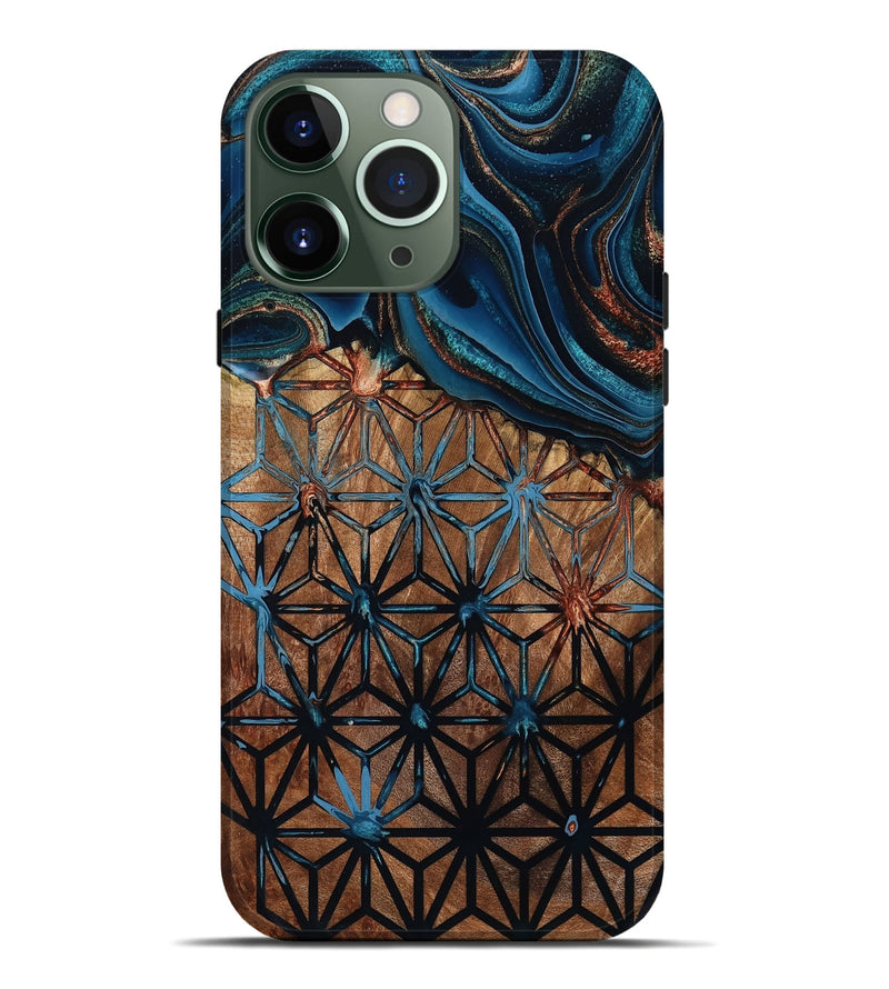 iPhone 13 Pro Max Wood Live Edge Phone Case - Benicio (Pattern, 801472)