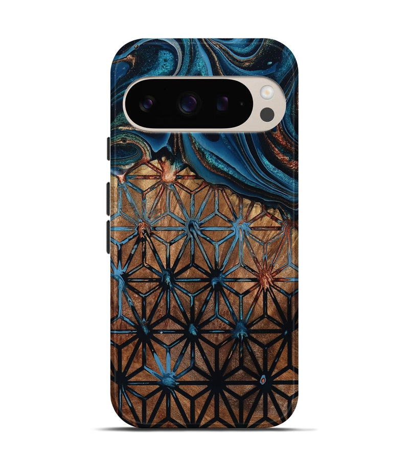Pixel 9 Wood Live Edge Phone Case - Benicio (Pattern, 801472)