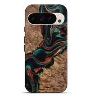 Pixel 9 Pro XL Wood Live Edge Phone Case - Liza (Green, 801478)