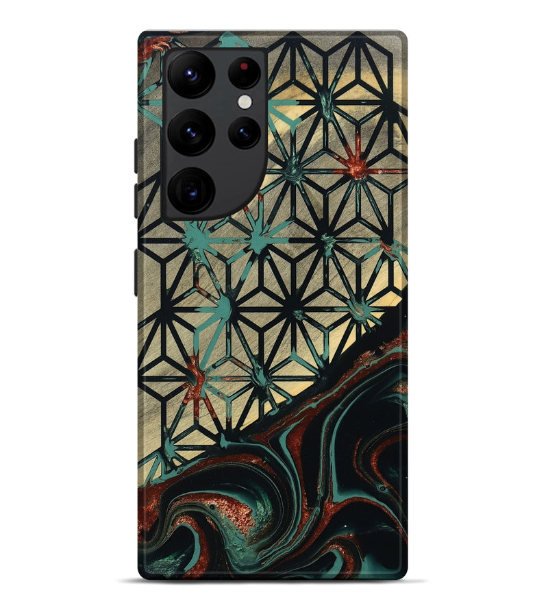 Galaxy S22 Ultra Wood Live Edge Phone Case - Eunice (Pattern, 801480)