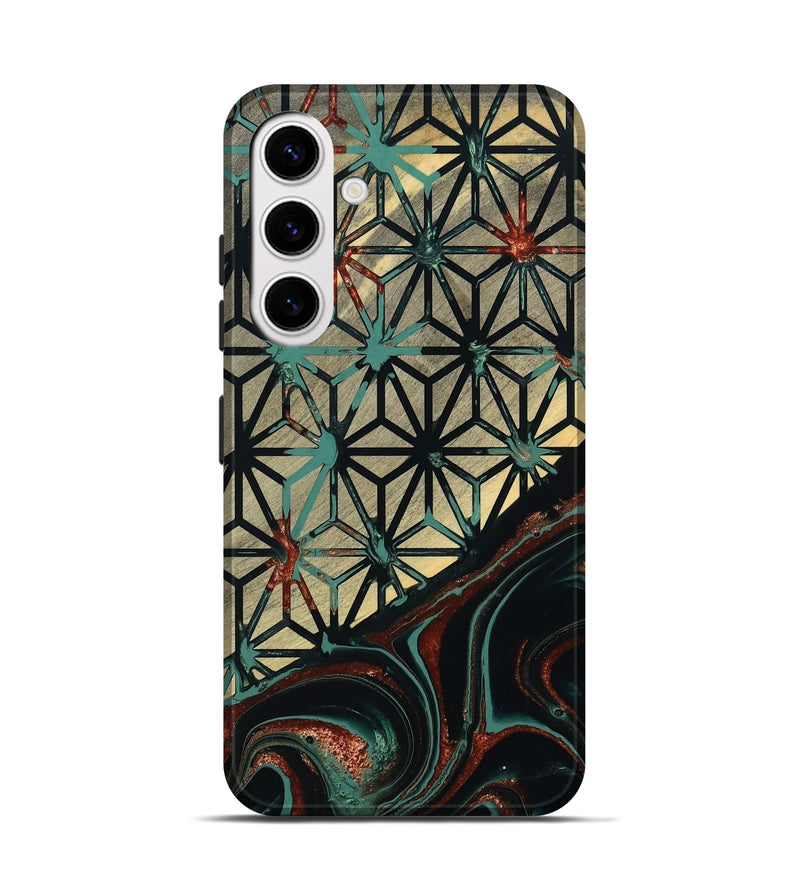 Galaxy S25 Wood Live Edge Phone Case - Eunice (Pattern, 801480)