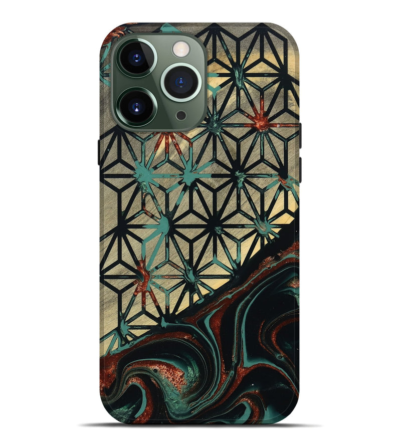 iPhone 13 Pro Max Wood Live Edge Phone Case - Eunice (Pattern, 801480)