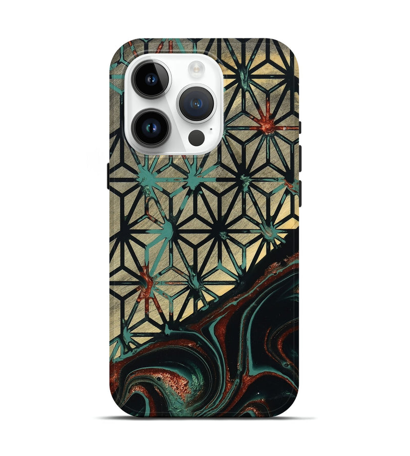 iPhone 15 Pro Wood Live Edge Phone Case - Eunice (Pattern, 801480)