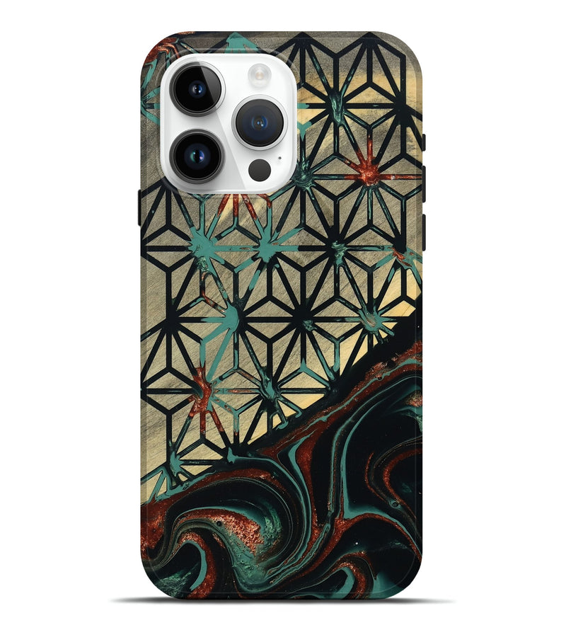 iPhone 15 Pro Max Wood Live Edge Phone Case - Eunice (Pattern, 801480)