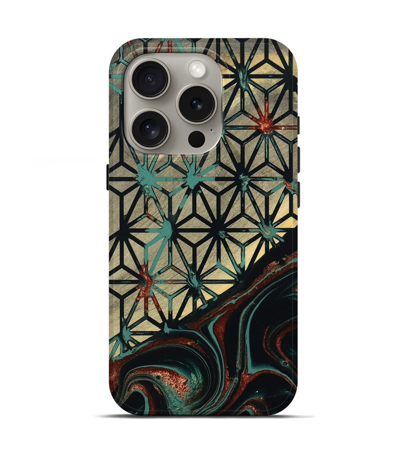 iPhone 16 Pro Wood Live Edge Phone Case - Eunice (Pattern, 801480)