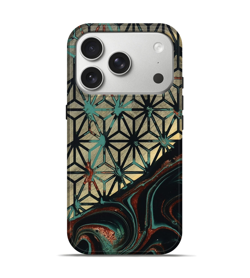 iPhone 17 Pro Wood Live Edge Phone Case - Eunice (Pattern, 801480)