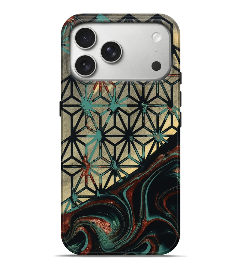 iPhone 17 Pro Max Wood Live Edge Phone Case - Eunice (Pattern, 801480)