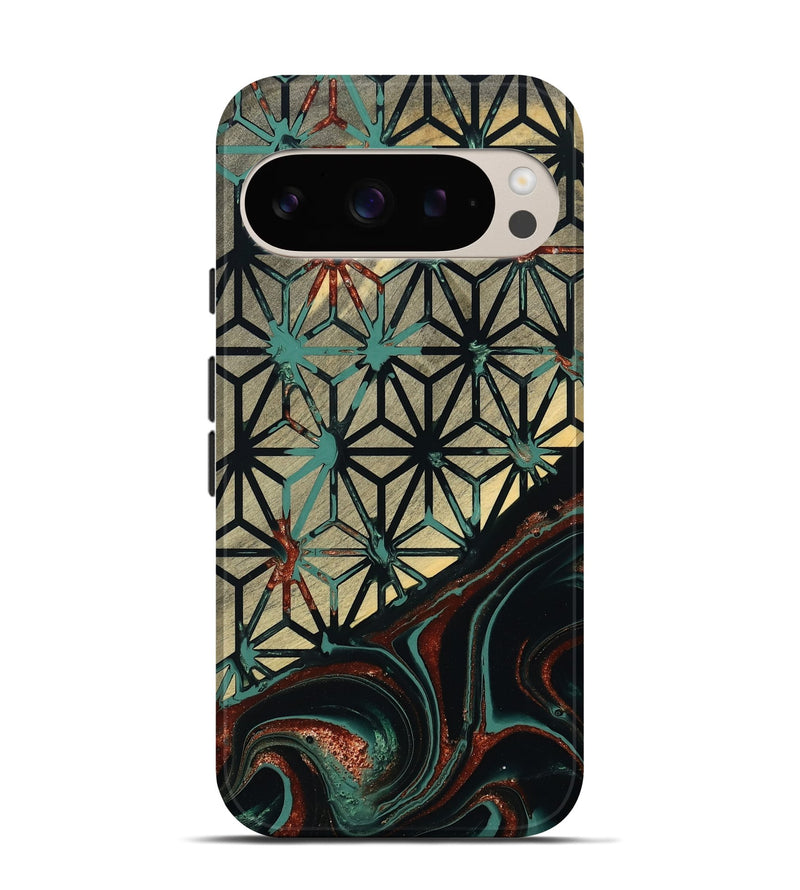 Pixel 9 Wood Live Edge Phone Case - Eunice (Pattern, 801480)