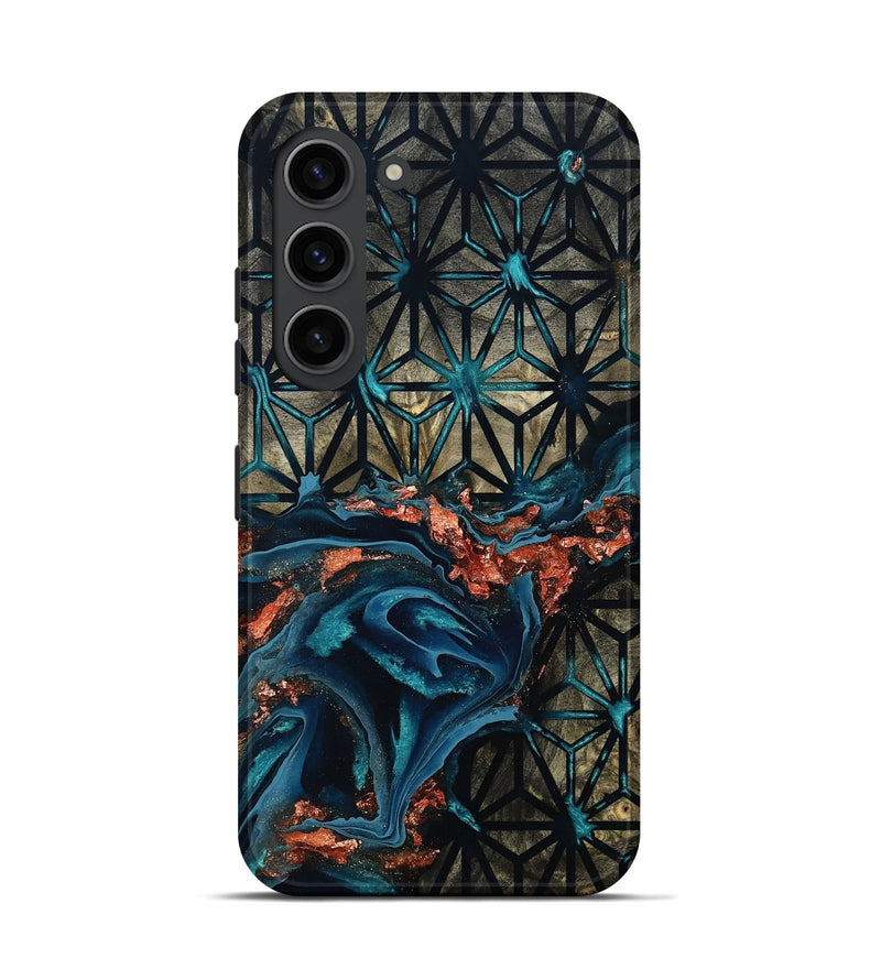 Galaxy S23 Wood Live Edge Phone Case - Meadow (Pattern, 801485)