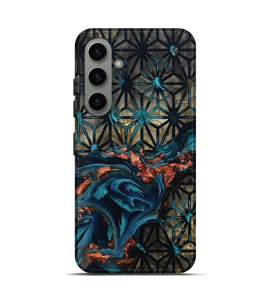 Galaxy S24 Wood Live Edge Phone Case - Meadow (Pattern, 801485)