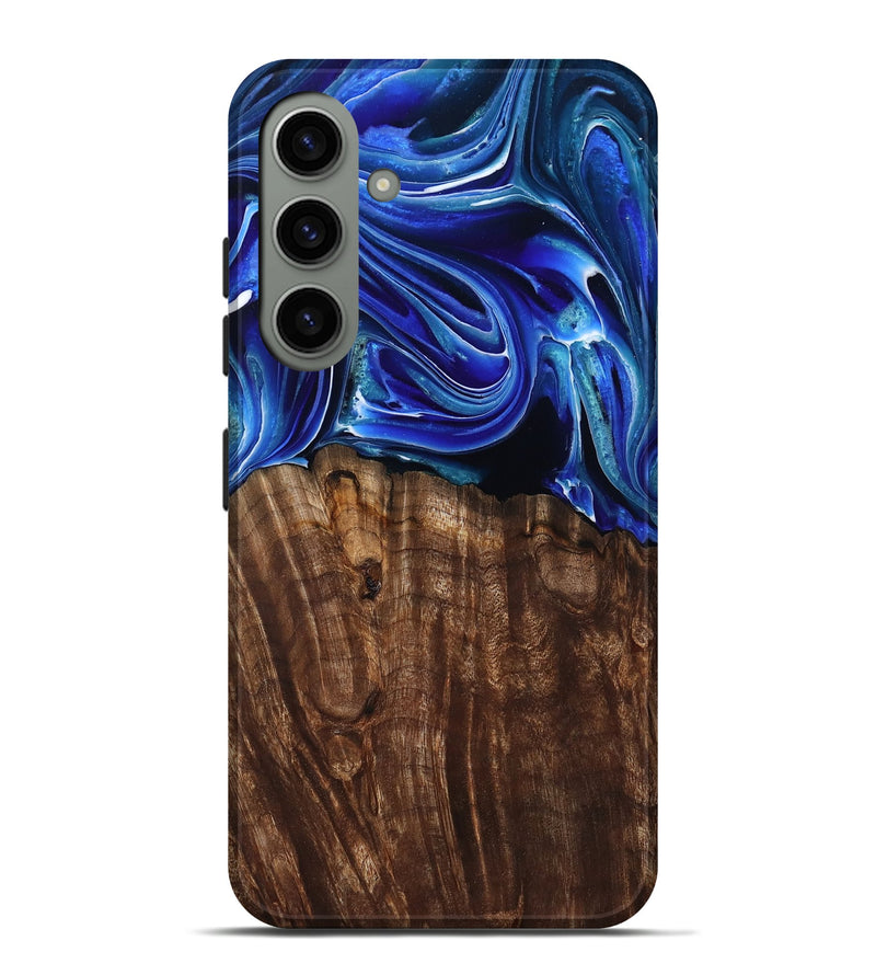 Galaxy S24 Plus Wood Live Edge Phone Case - Camilo (Blue, 801486)