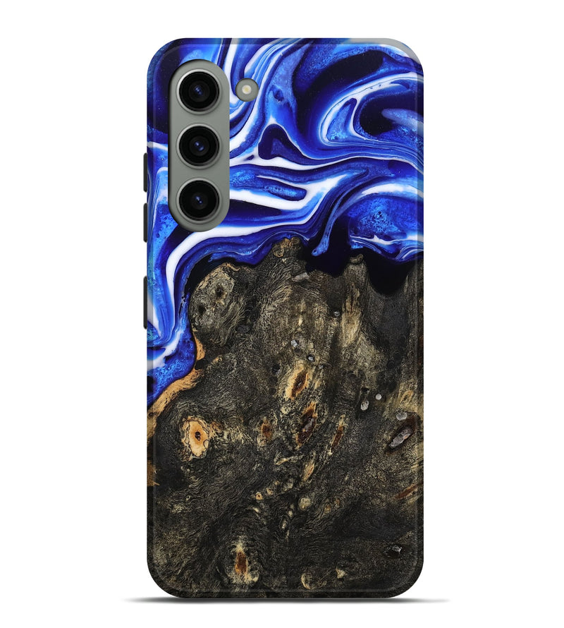 Galaxy S23 Plus Wood Live Edge Phone Case - Kadin (Blue, 801488)
