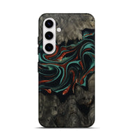 Galaxy S25 Wood Live Edge Phone Case - Maya (Green, 801492)