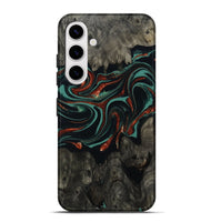 Galaxy S25 Plus Wood Live Edge Phone Case - Maya (Green, 801492)