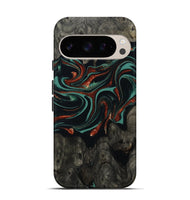 Pixel 10 Wood Live Edge Phone Case - Maya (Green, 801492)